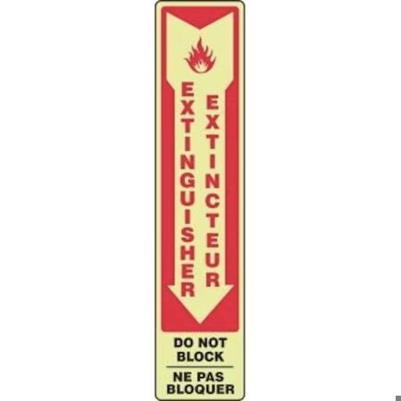 Accuform BILINGUAL FRENCH SIGN FIRE FBMFXG934XT FBMFXG934XT